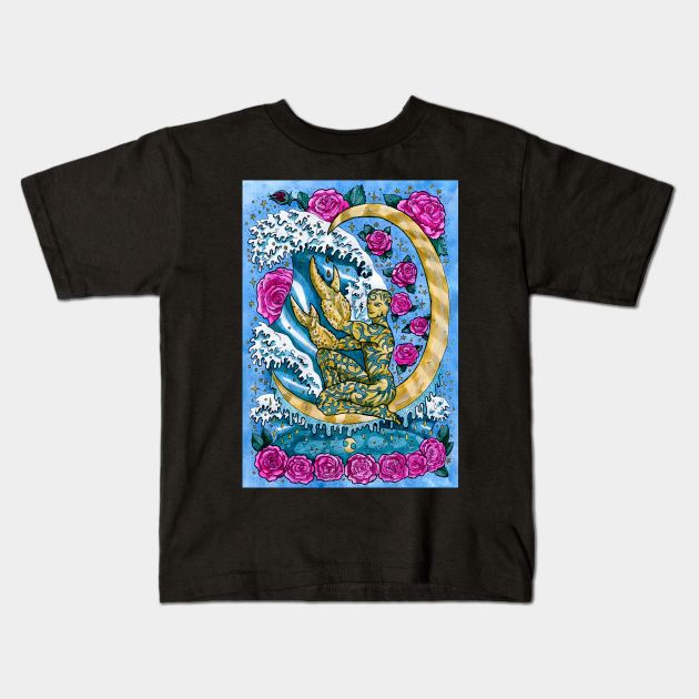 Cancer (Crab). Zodiac Design. Kids T-Shirt by Mystic Arts